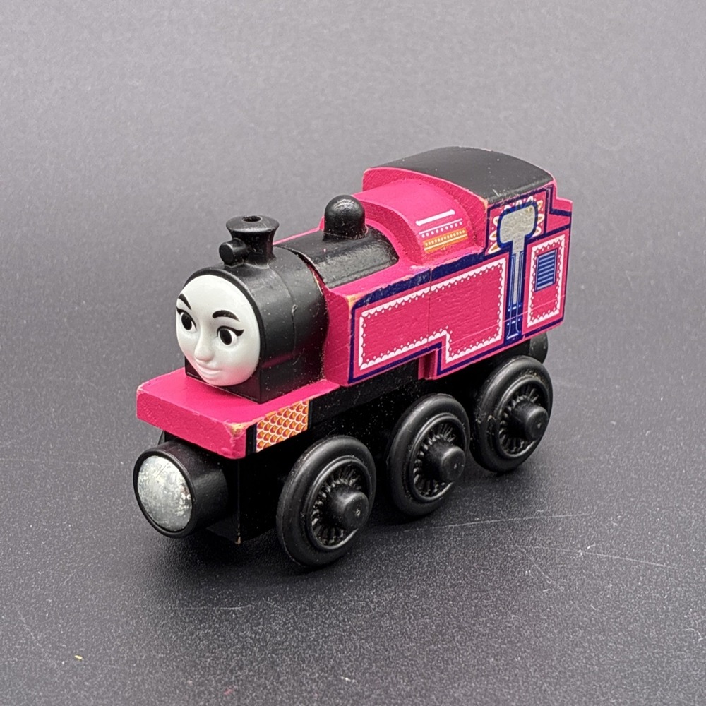 Thomas & Friends Wooden Railway Ashima Pink Train Engine Mattel DFX19 2012